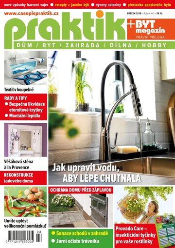 Obálka e-magazínu PRAKTIK & příloha Byt magazín 3/2016