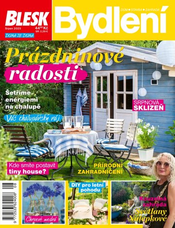 Obálka e-magazínu Blesk Bydlení 8/2025