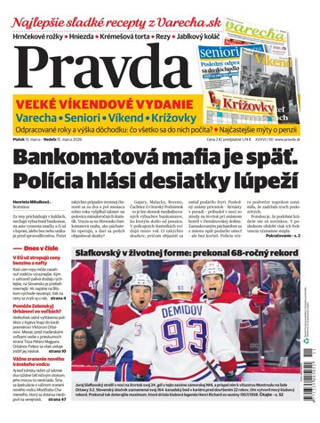 Obálka e-magazínu Pravda 13. 3. 2026