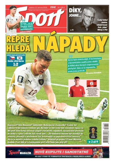 Obálka e-magazínu Sport 13.6.2026