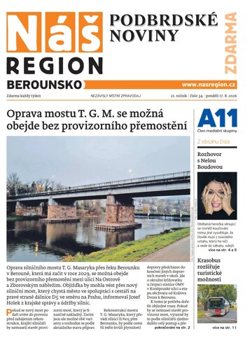 Obálka e-magazínu Náš Region - Berounsko 34/2026