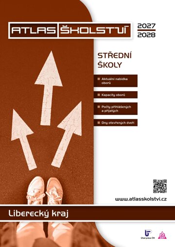 Obálka e-magazínu Atlas školství - střední školy - Liberecký kraj 2027/2028