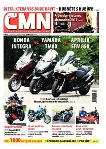 Obálka e-magazínu ČESKÉ MOTOCYKLOVÉ NOVINY 4/2013