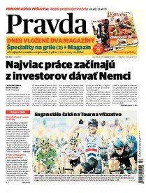Obálka e-magazínu Pravda 4. 7. 2013
