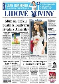 Obálka e-magazínu Lidové noviny 3.7.2014