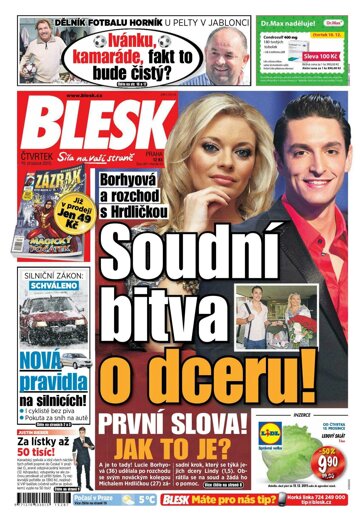 Obálka e-magazínu Blesk 10.12.2015