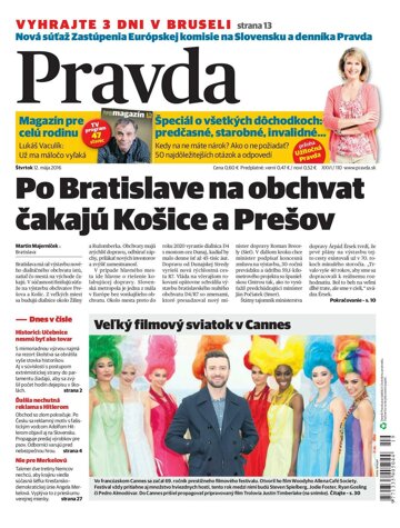 Obálka e-magazínu Pravda 12.5.2016
