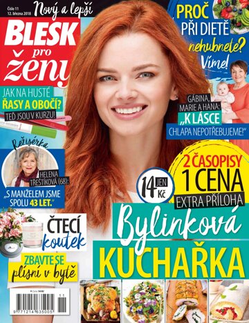 Obálka e-magazínu Blesk pro ženy 12.3.2018