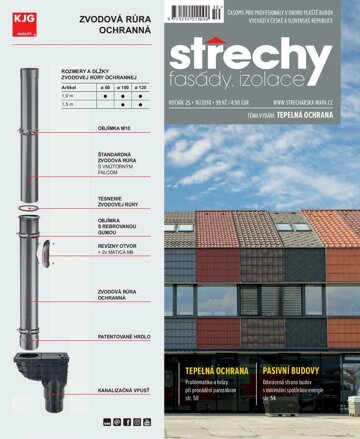 Obálka e-magazínu Střechy-Fasády-Izolace 10/2018