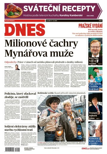 Obálka e-magazínu MF Dnes 17.12.2018