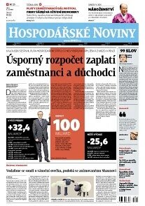 Obálka e-magazínu Hospodářské noviny 172 - 4.9.2012