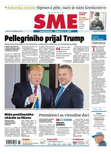 Obálka e-magazínu SME 4.5.2019