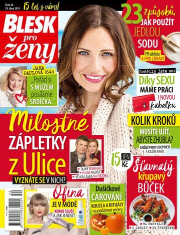 Obálka e-magazínu Blesk pro ženy 44/2019