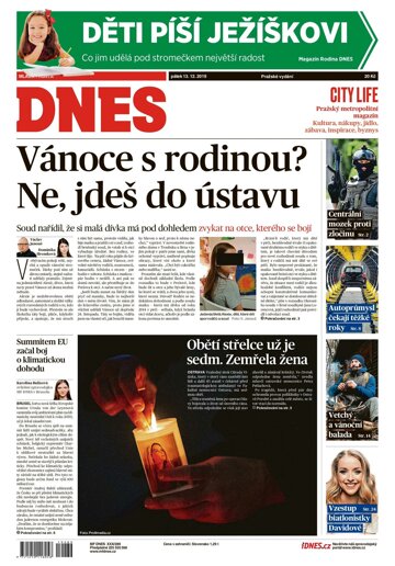 Obálka e-magazínu MF Dnes 13.12.2019