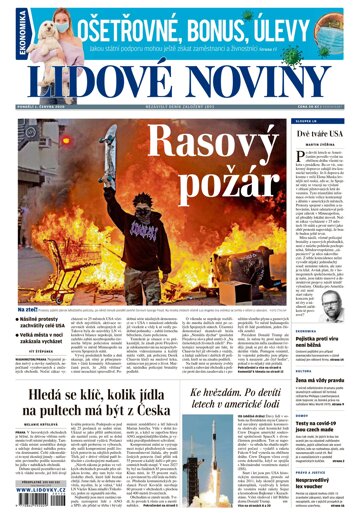 Obálka e-magazínu Lidové noviny 1.6.2020