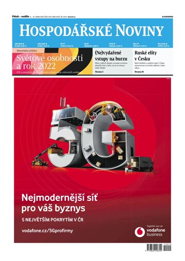 Obálka e-magazínu Hospodářské noviny 010 - 14.1.2022