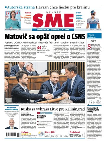 Obálka e-magazínu SME 23-6-2022