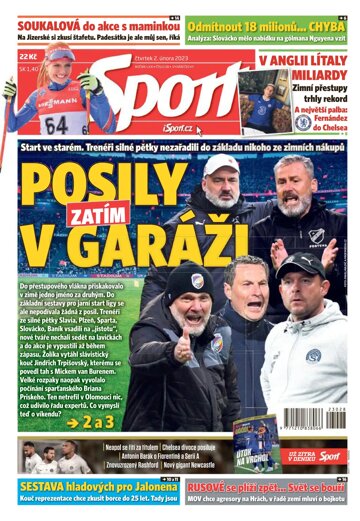 Obálka e-magazínu Sport 2.2.2023