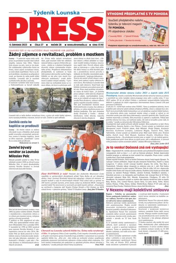 Obálka e-magazínu Lounský press 27/23