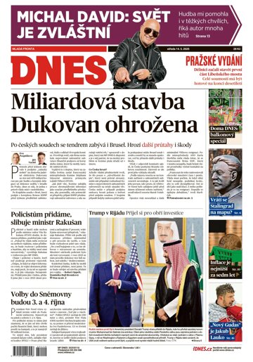Obálka e-magazínu MF Dnes 14.5.2025