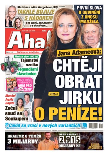 Obálka e-magazínu AHA! 23.9.2025