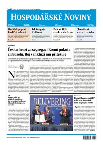 Obálka e-magazínu Hospodářské noviny 209 - 27.10.2025