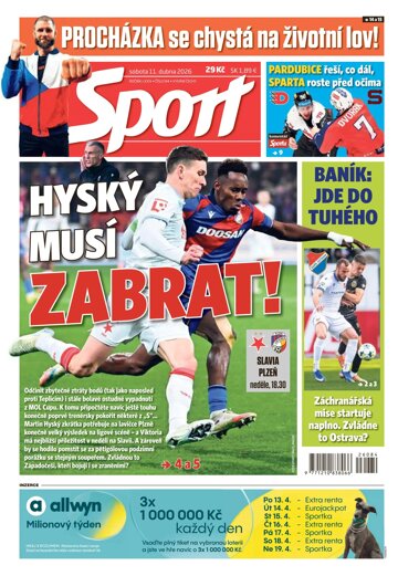 Obálka e-magazínu Sport 11.4.2026