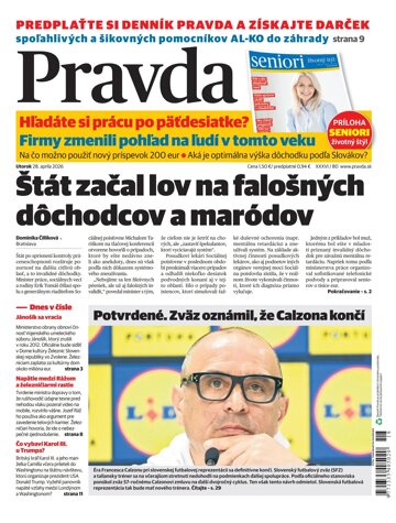 Obálka e-magazínu Pravda 28. 4. 2026