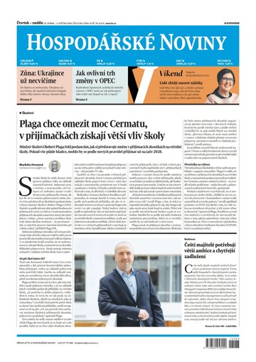 Obálka e-magazínu Hospodářské noviny 083 - 30.4.2026