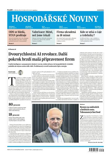 Obálka e-magazínu Hospodářské noviny 177 - 14.9.2026