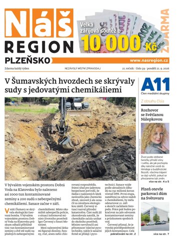 Obálka e-magazínu Náš Region - Plzeňsko 39/2026