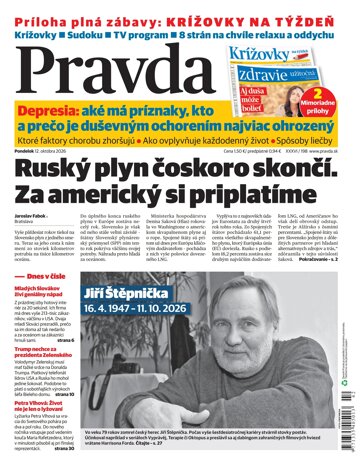 Obálka e-magazínu Pravda 12.10.2026