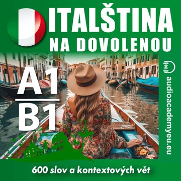 Obálka audioknihy Italština na dovolenou A1-B1