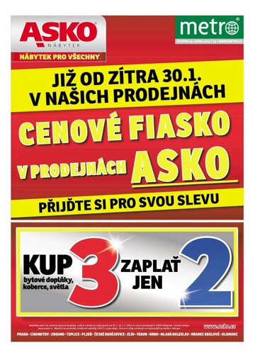 Obálka e-magazínu deník METRO 29.1.2015