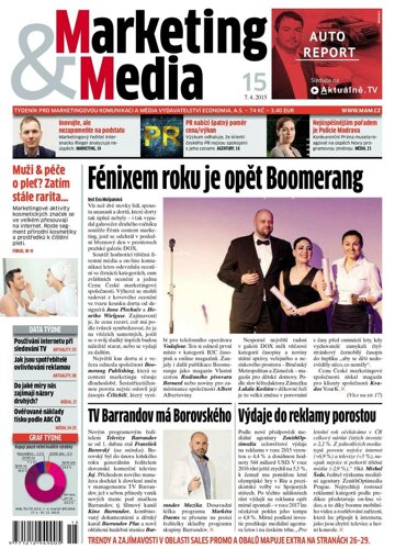 Obálka e-magazínu Marketing & Media 15 - 7.4.2015