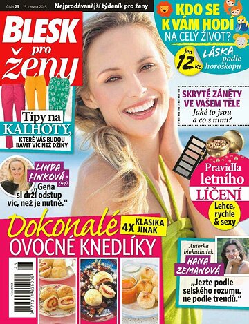 Obálka e-magazínu Blesk pro ženy 15.6.2015