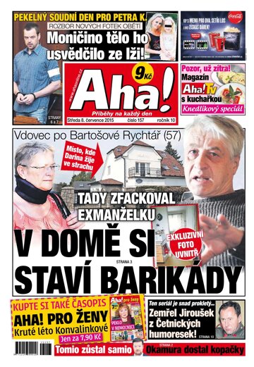 Obálka e-magazínu AHA! 8.7.2015