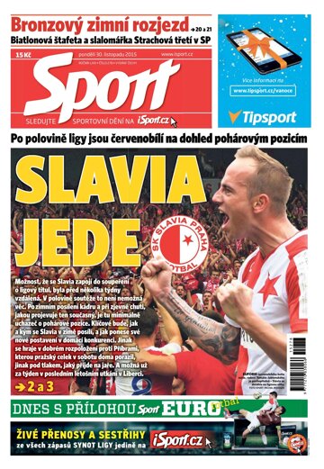 Obálka e-magazínu Sport 30.11.2015