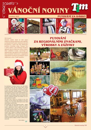 Obálka e-magazínu TIM VÁNOČNÍ NOVINY
