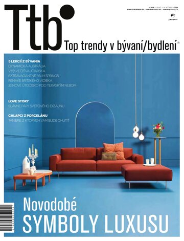 Obálka e-magazínu Top trendy v bývaní BYDLENÍ 2016