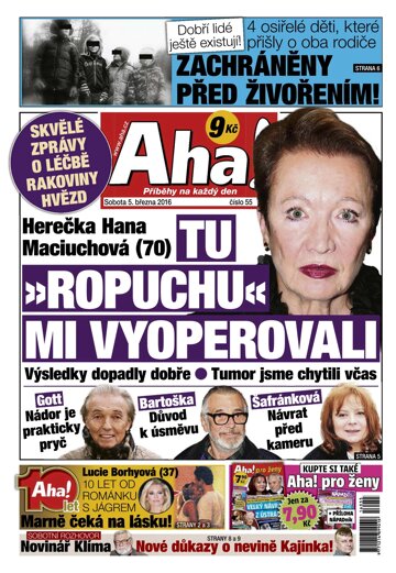 Obálka e-magazínu AHA! 5.3.2016