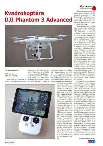 Obálka e-magazínu Kvadrokoptéra DJI Phantom III Advanced 2