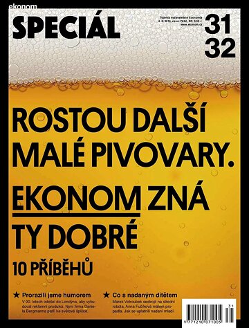 Obálka e-magazínu Ekonom 31-32 - 4.8.2016