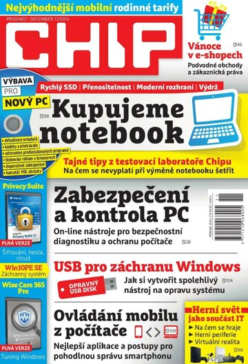 Obálka e-magazínu CHIP 12/2016