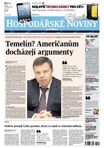 Obálka e-magazínu Hospodářské noviny 223 - 15.11.2012