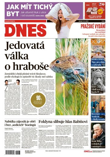 Obálka e-magazínu MF Dnes 14.8.2019