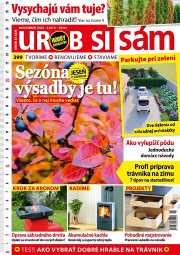 Obálka e-magazínu Urob si sám 11/2021