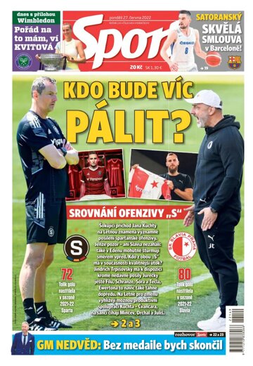 Obálka e-magazínu Sport 27.6.2022