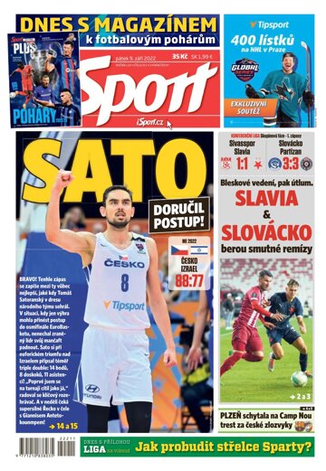Obálka e-magazínu Sport 9.9.2022