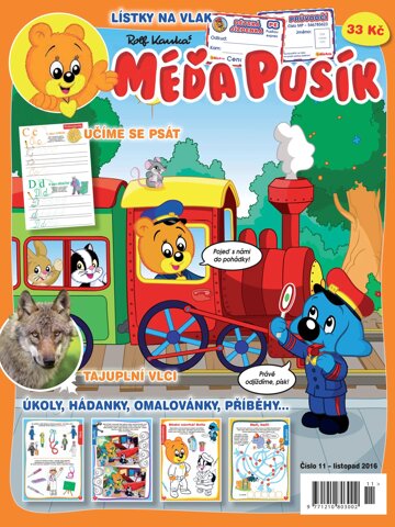 Obálka e-magazínu Méďa Pusík 11/2016